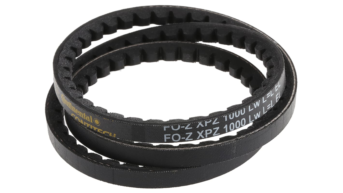 Contitech Drive Belt, belt section XPZ, 1000mm Length