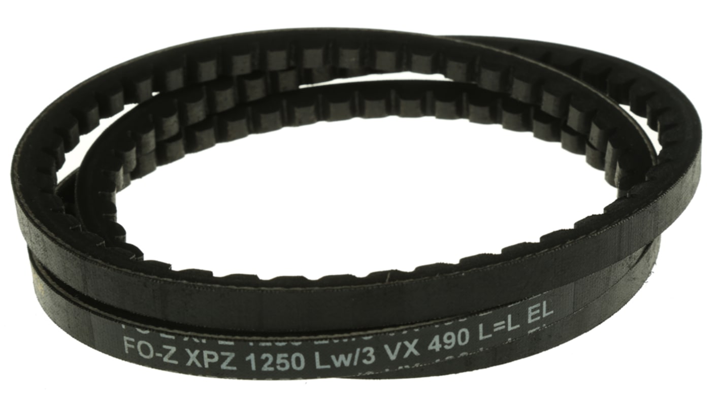 Contitech Drive Belt, belt section XPZ, 1250mm Length