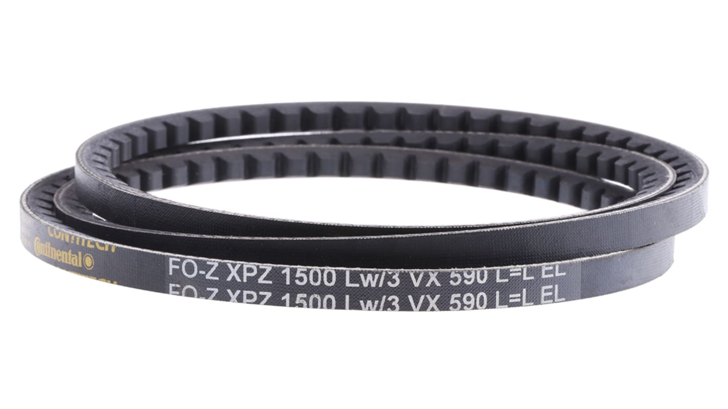 Contitech Drive Belt, belt section XPZ, 1500mm Length