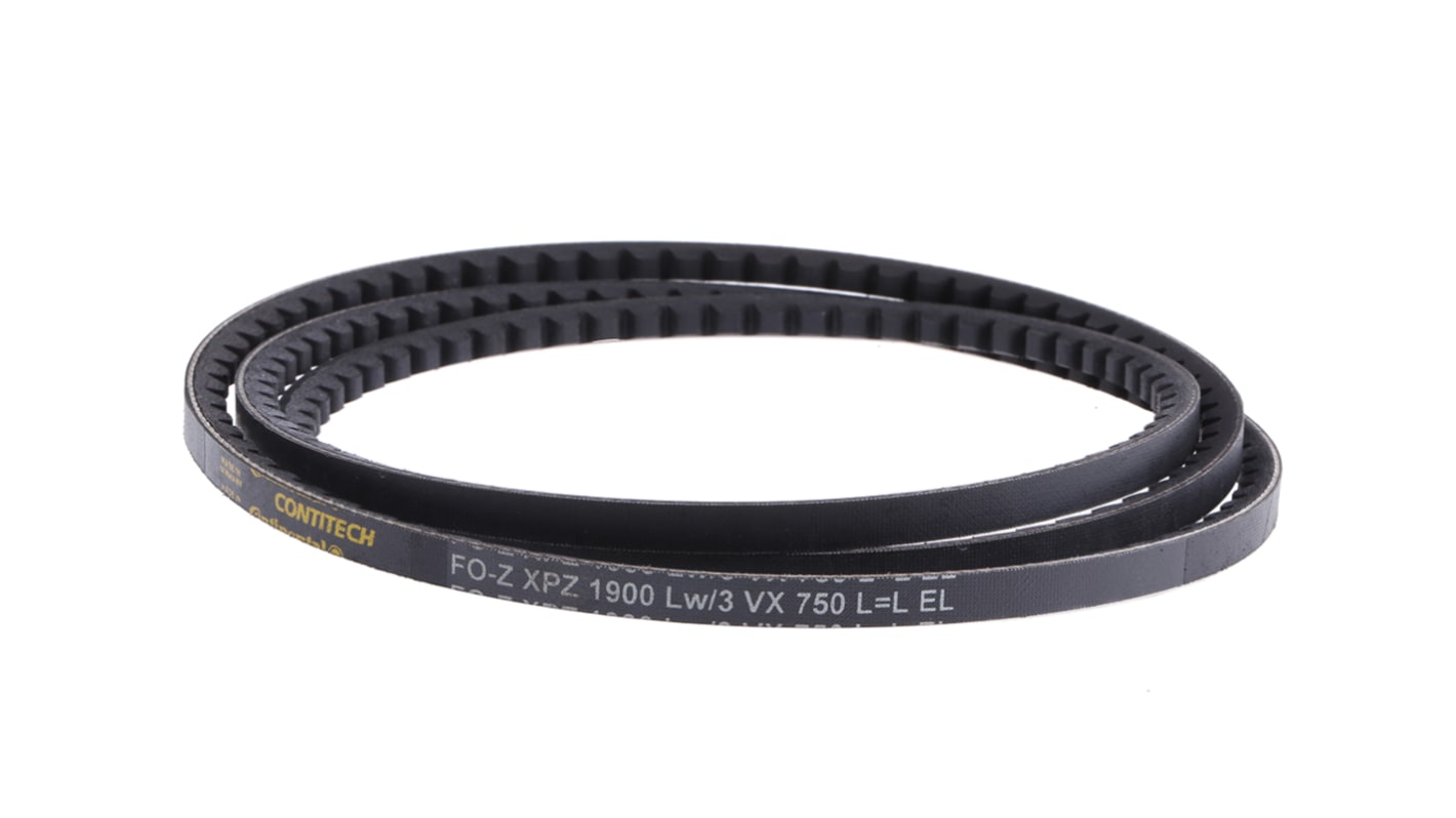 Contitech Drive Belt, belt section XPZ, 1900mm Length