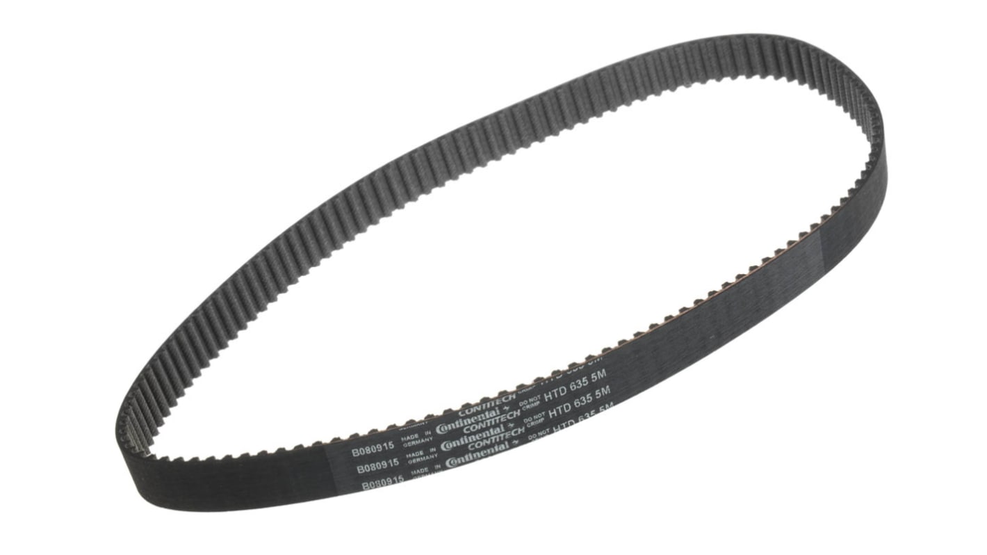 5mm Pitch 127 Tooth Scooter Belt HTD635-5M Timing Belt - 635mm Circumference 5mm Pitch 15mm Width For Electric Scooters E-scooter E-bike Replacement Belt