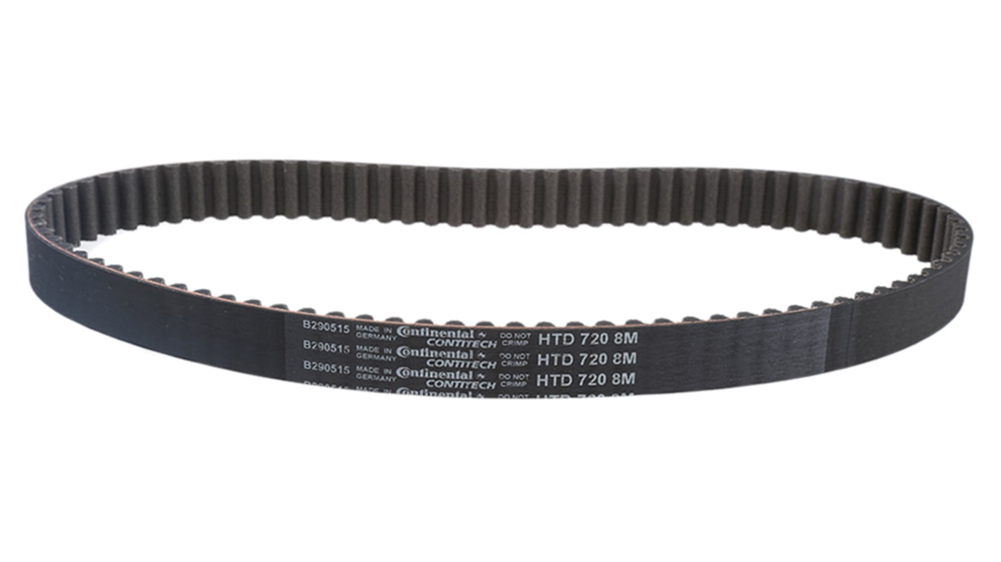 Contitech 720 8M 20 Timing Belt, 90 Teeth, 720mm Length, 20mm Width RS
