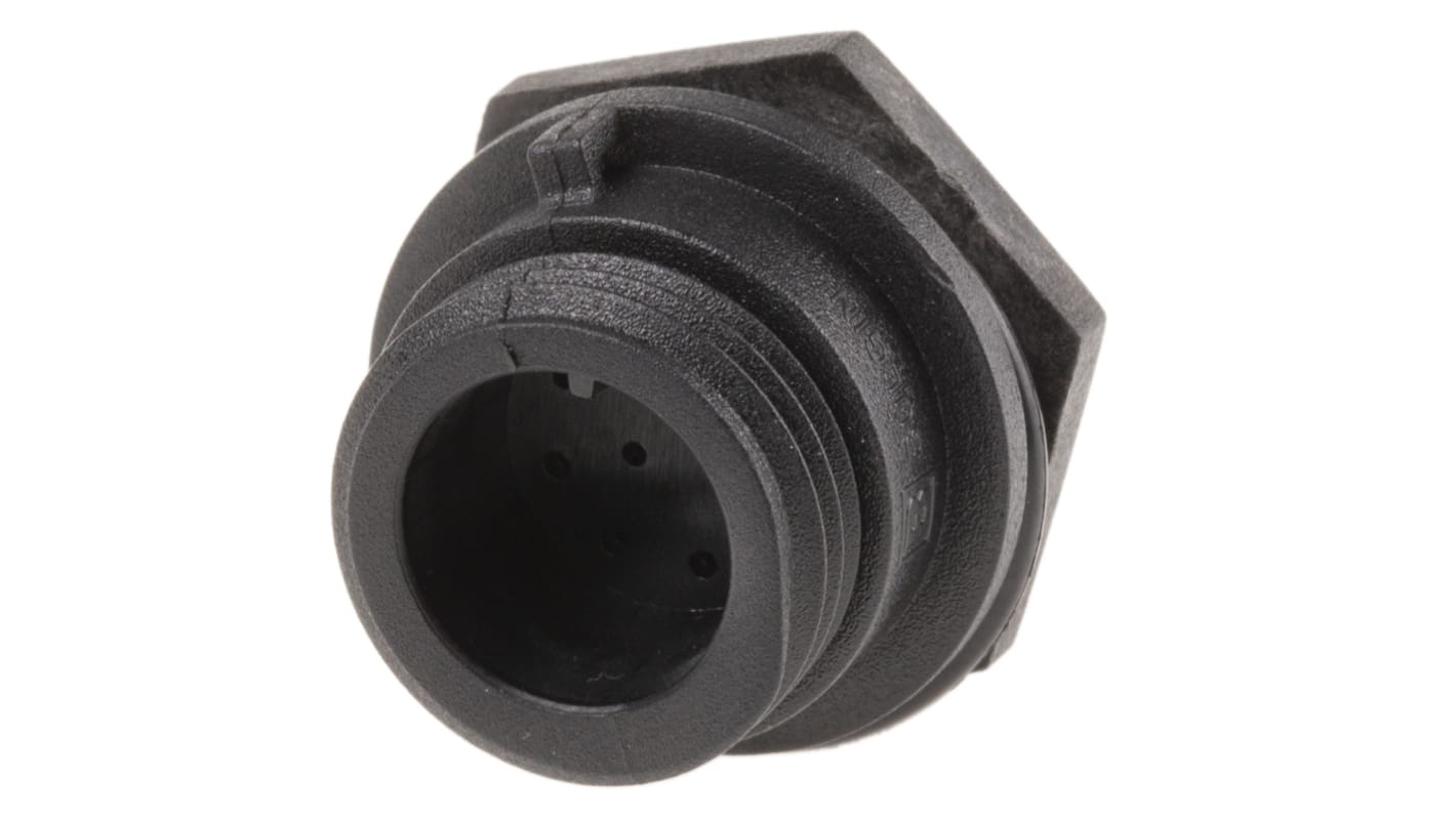 Bulgin Circular Connector, 10 Contacts, Front Mount, Miniature Connector, Plug, Male, IP68, Buccaneer 400 Series