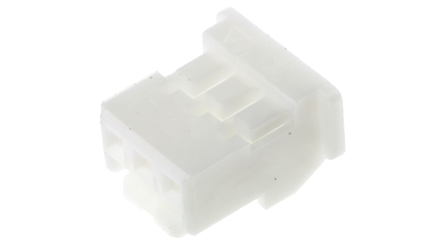JST, PA Female Connector Housing, 2mm Pitch, 3 Way, 1 Row