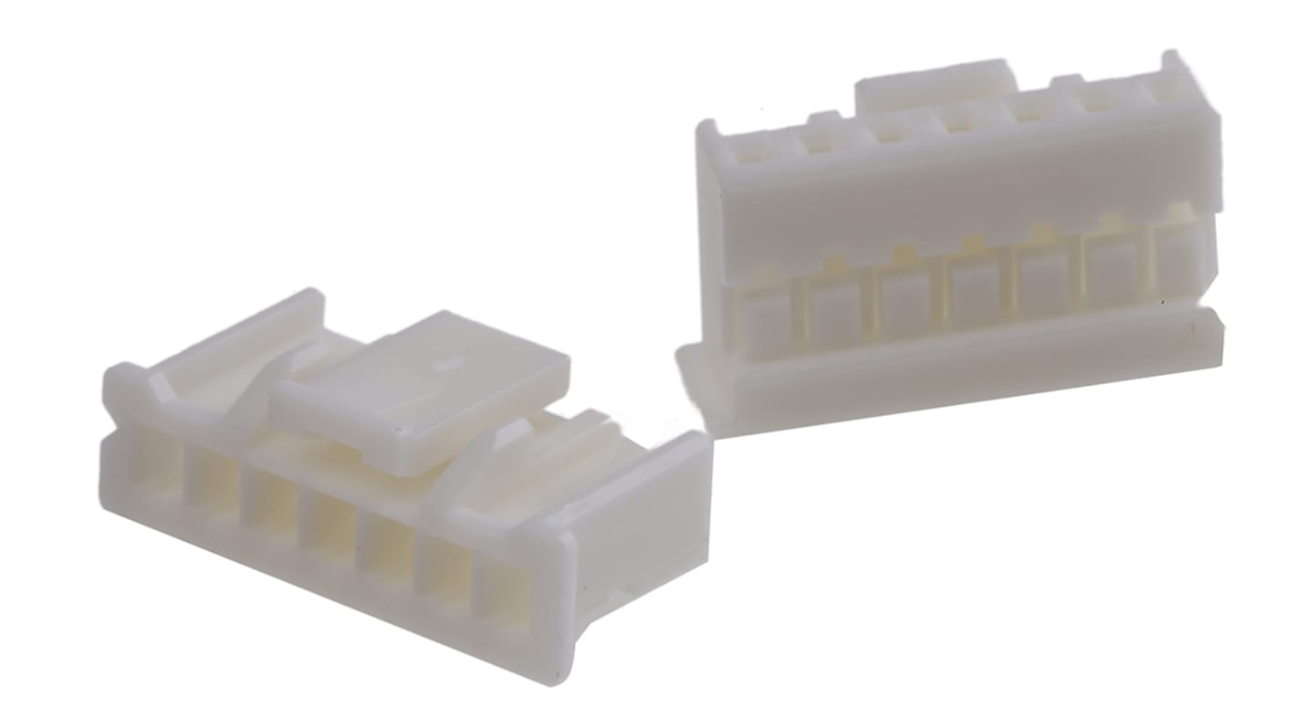 JST, PA Connector Housing, 2mm Pitch, 7 Way, 1 Row