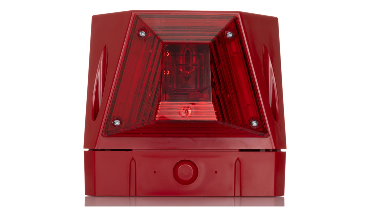 Eaton Series Red Sounder Beacon, 230 V ac, IP66, Wall Mount, 120dB at 1 Metre