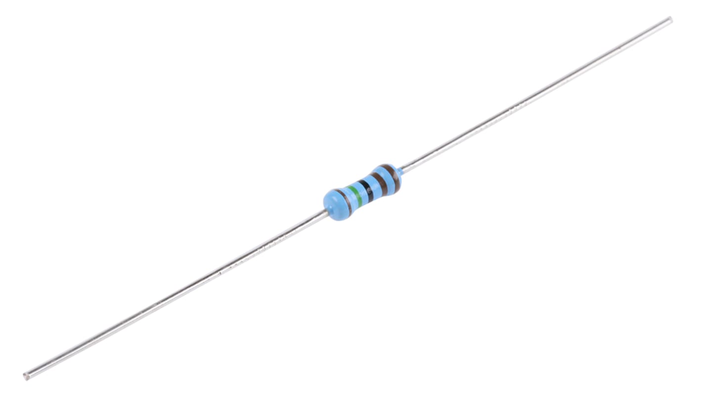 Vishay MBB0207 Series Axial Thin Film Fixed Resistor 1.5kΩ ±1% 0.6W ±50ppm/°C