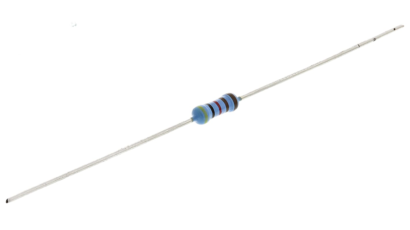 Vishay MBB0207 Series Axial Thin Film Fixed Resistor 4.02kΩ ±1% 0.6W ±50ppm/°C