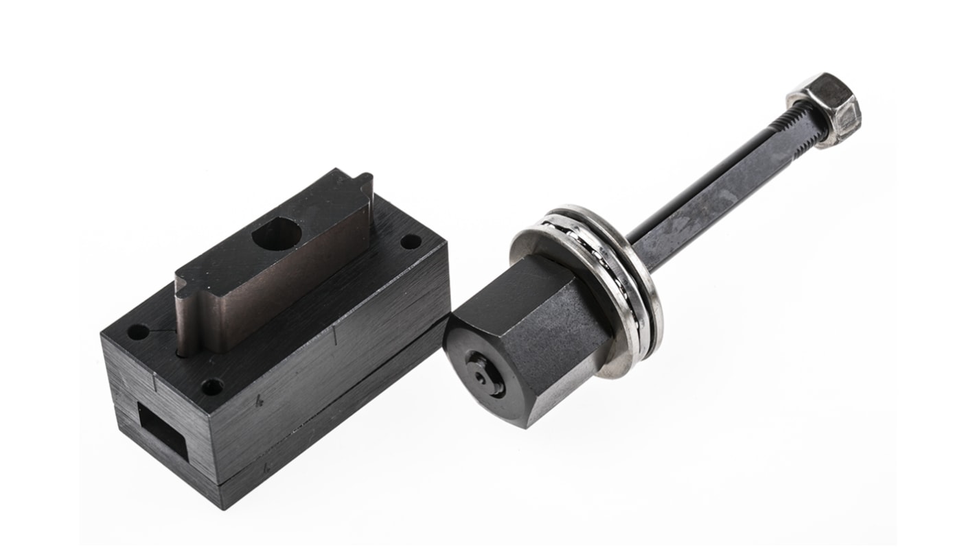 Punzón y matriz Greenlee 50124749, orificio conector de 25 vías D F de 43.4 x 12.9mm, uso hidráulico