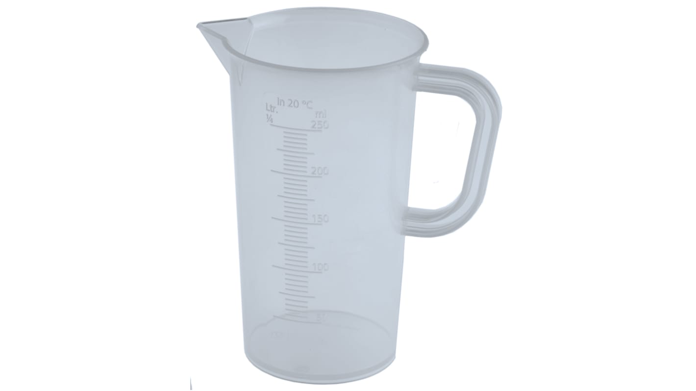 RS PRO PP 250ml Laboratory Jug