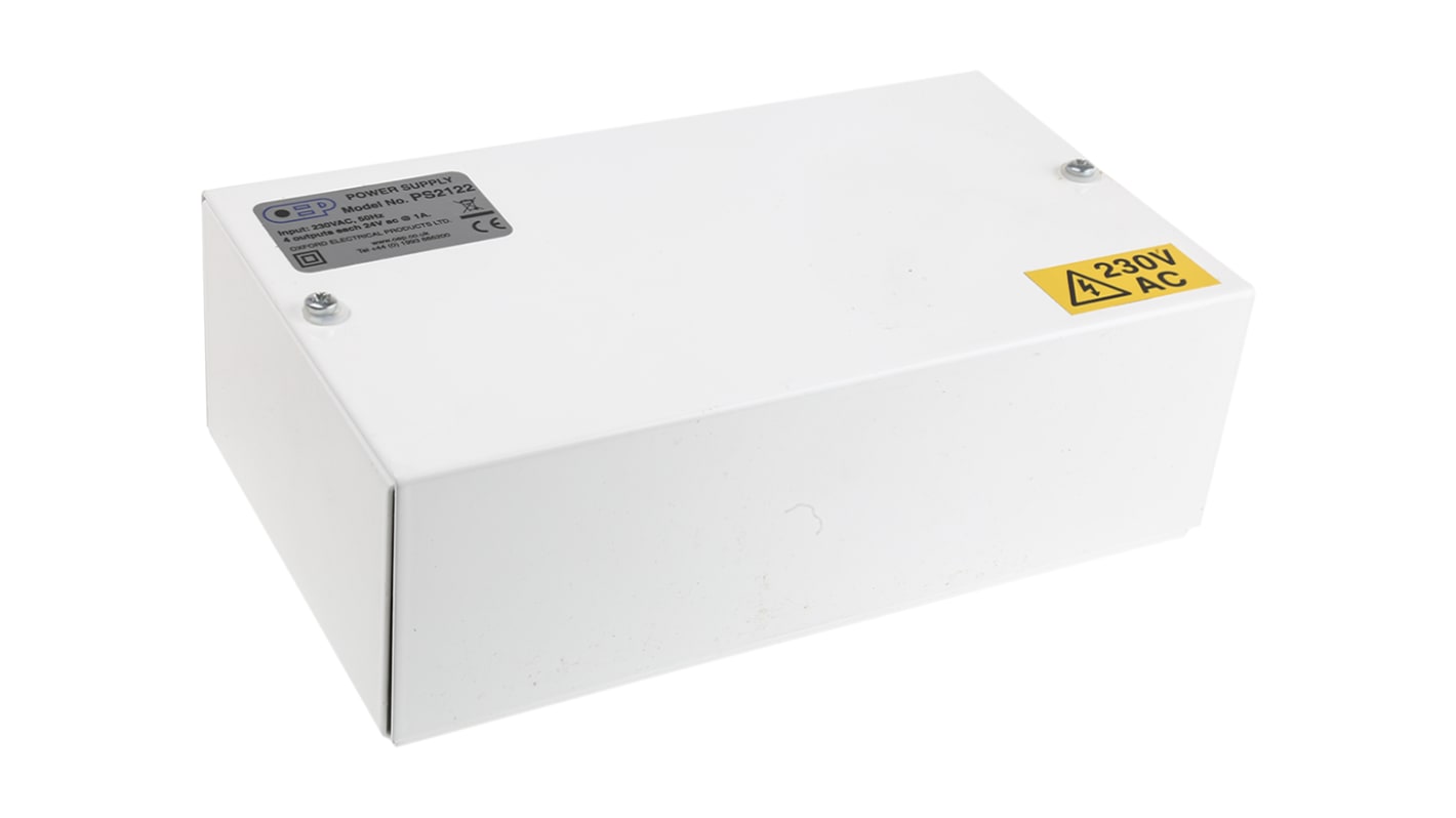 OEP Linearnetzteil Geschlossen 230V ac Input / 24V Output, 1A 4 Ausg. , Eingebettet 96VA L. 202mm B. 115mm T. 66mm