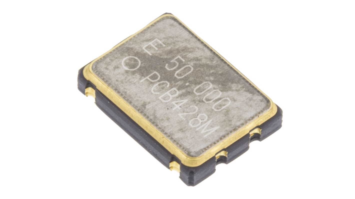 Epson Oszcillátor 50MHz, CMOS, 4-tüskés, CA, 7 x 5 x 1.4mm XO cikkszám: Q3309CA40004912