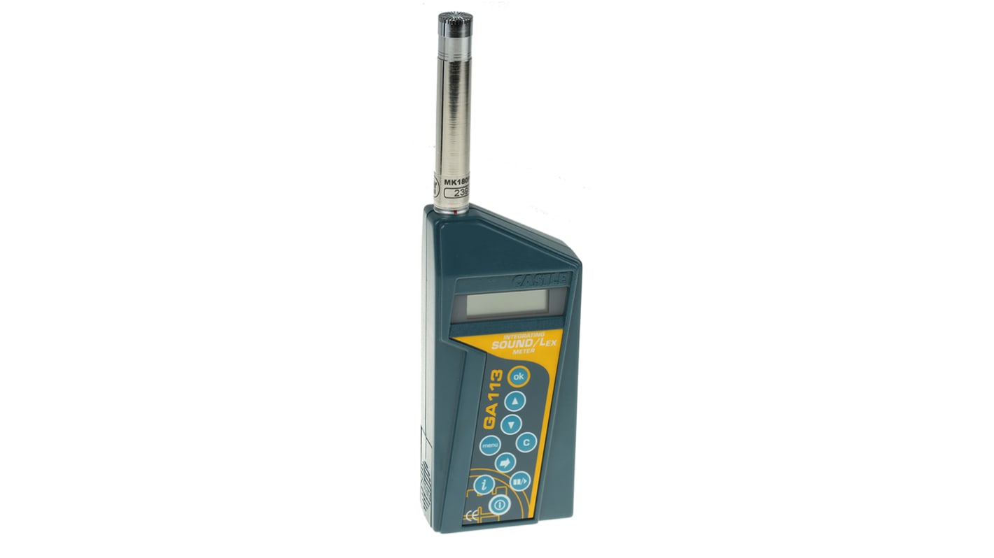 Castle GA 113 Sound Level Meter, 35dB to 140dB, 20kHz max