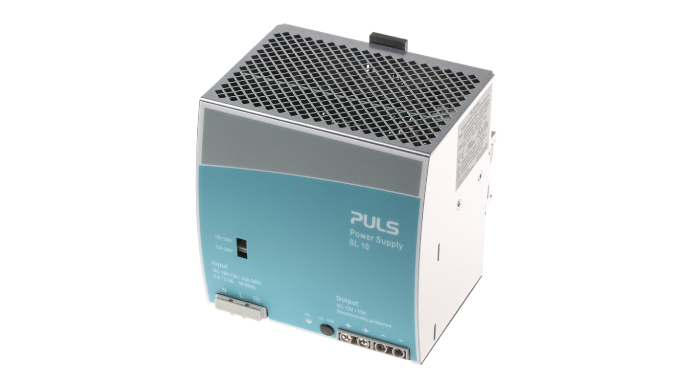 SL10.104 | PULS Switch Mode DIN Rail Panel Mount Power Supply, 12 → 15A ...