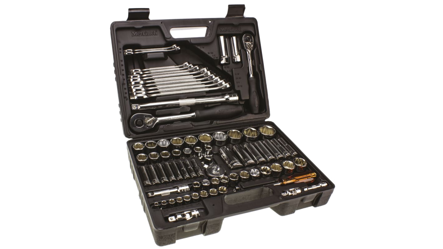 Metrinch 76 Piece Mechanics Tool Kit