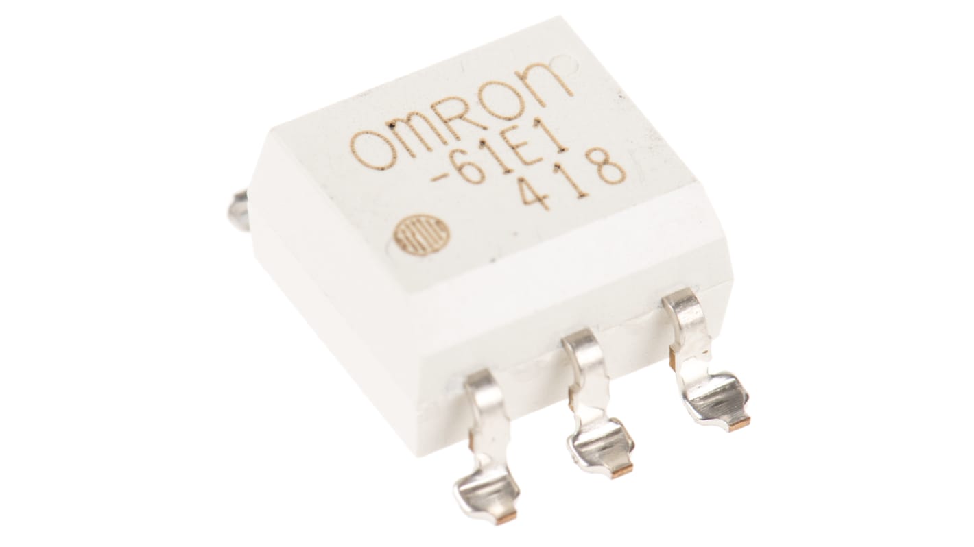 Relé de estado sólido Omron G3VM, contactos SPST, control Máximo de 1,3 V, carga 0 → 60V ac, 0,5 A máx., montaje