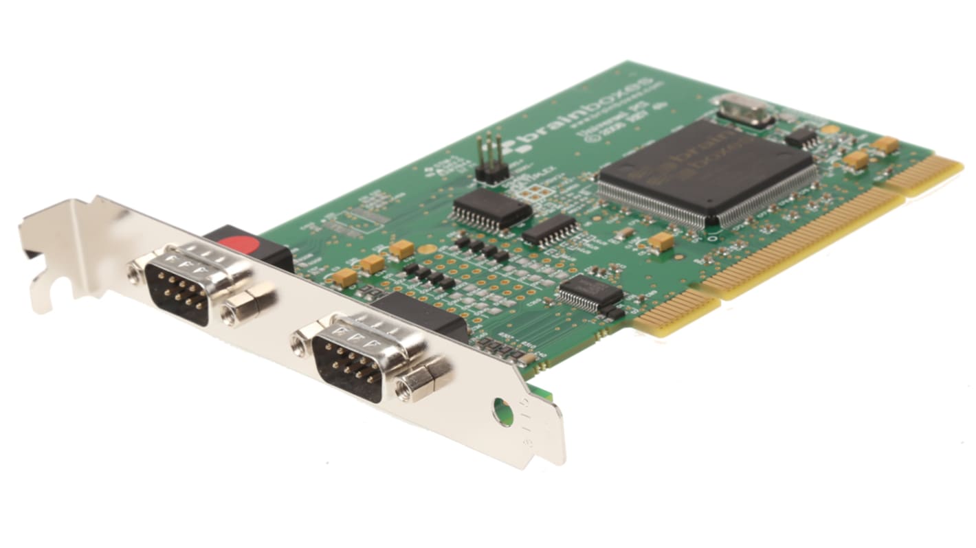 Scheda seriale PCI Seriale porte 2 Brainboxes,RS232, RS422, RS485, 921.6kbit/s