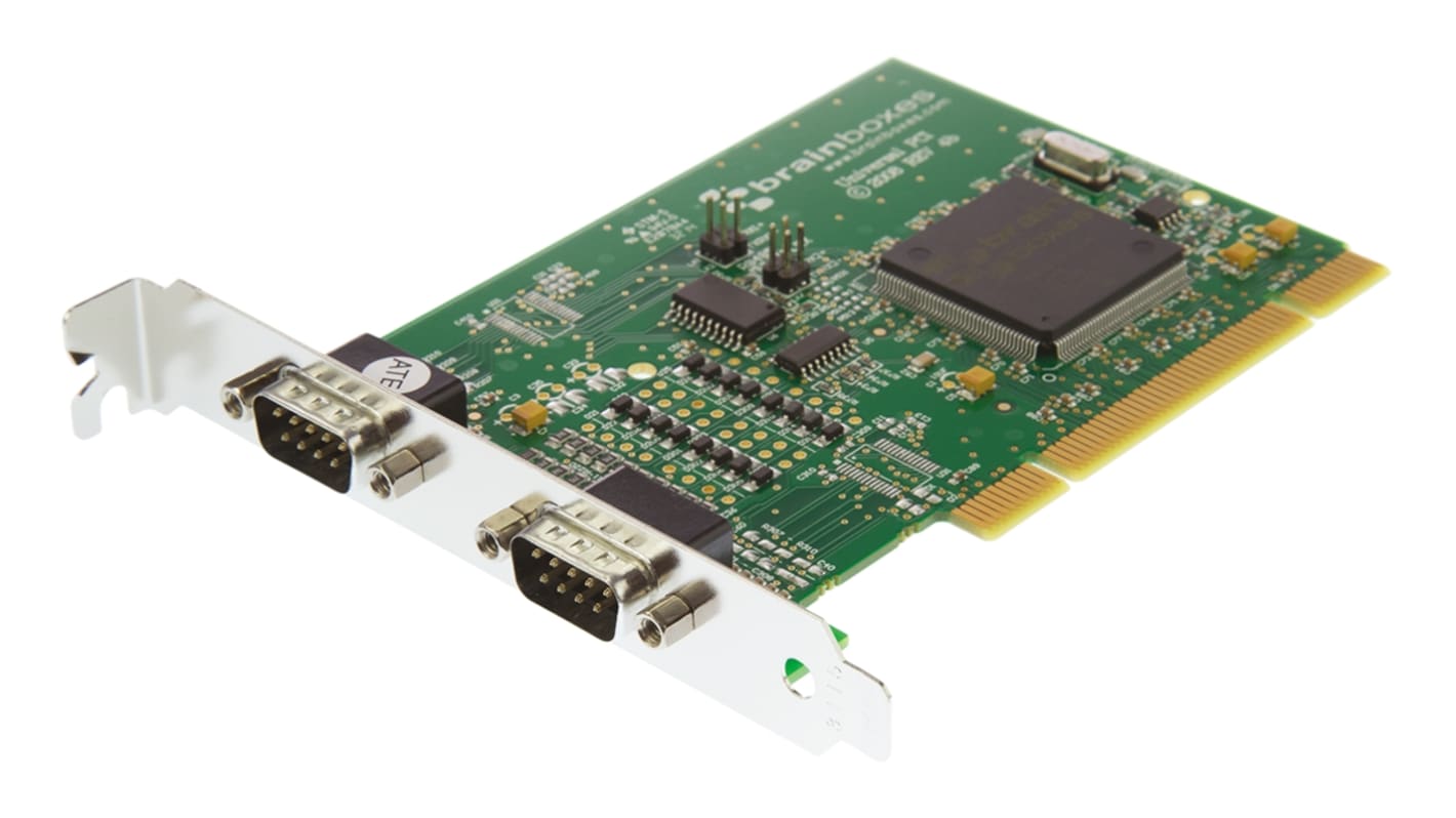 Tarjeta serie Brainboxes PCI Serie, 2 puertos RS422, RS485, 921.6kbit/s