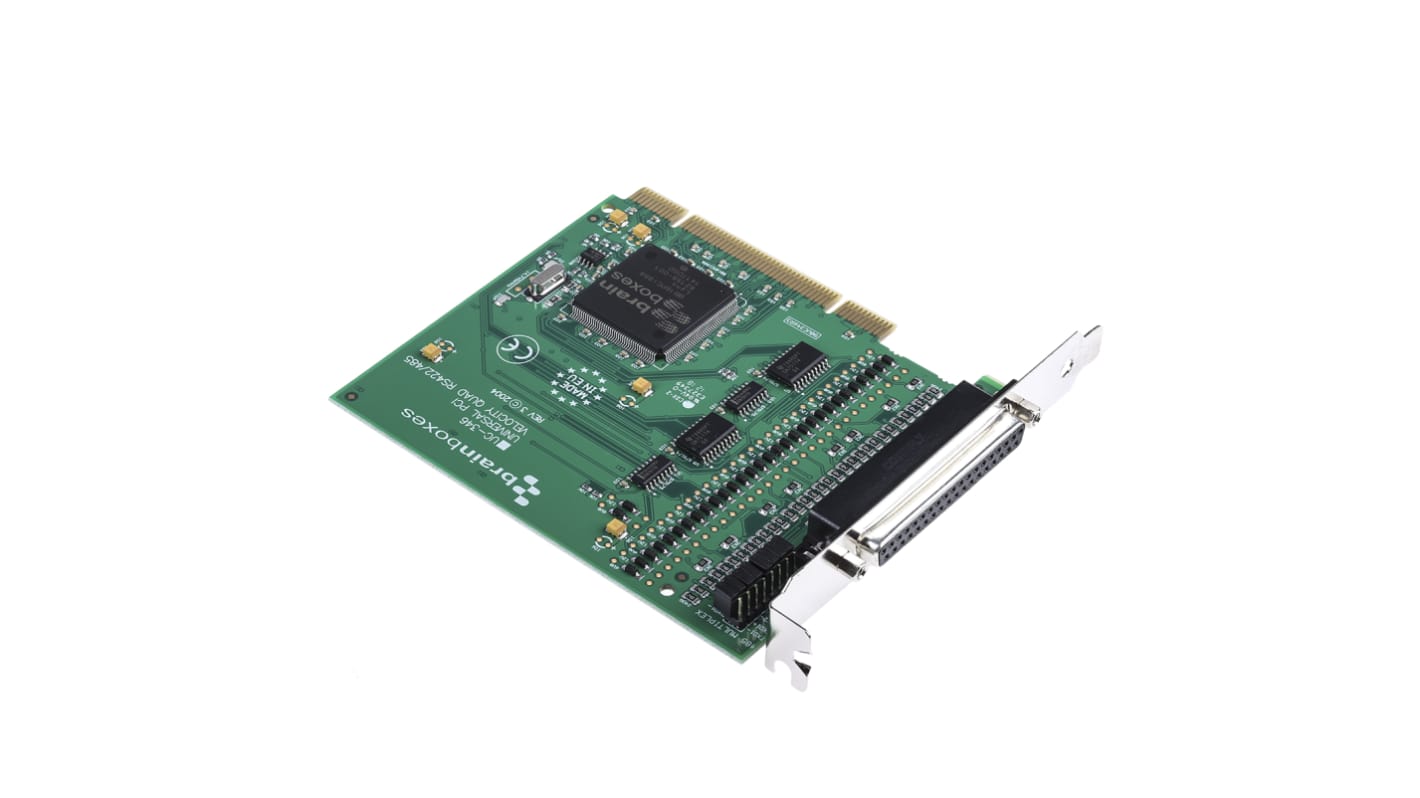 Brainboxes PCI Erweiterungskarte Seriell, 4-Port RS422, RS485 921.6Kbit/s 128 B