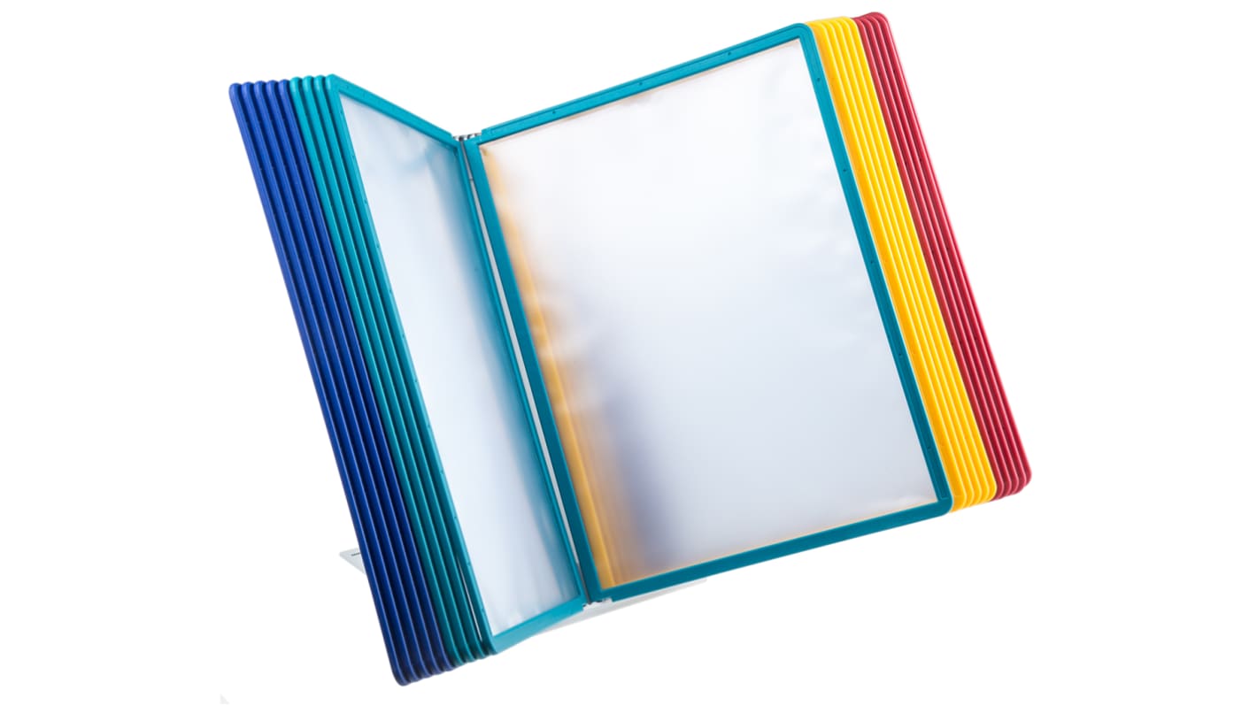 Durable Black, Blue, Green, Red, Yellow Desktop Document Holder