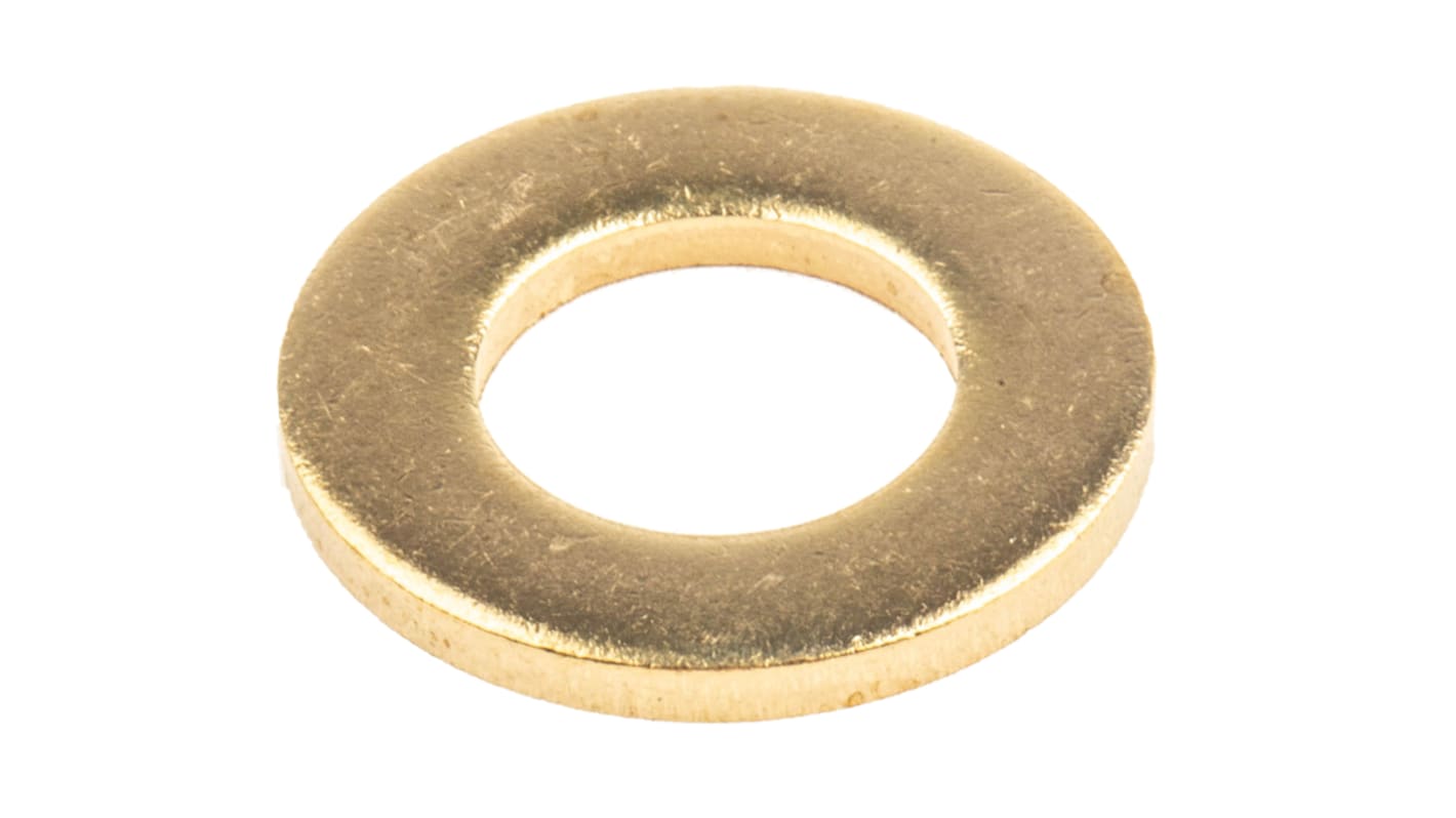 Brass Plain Washers, M10, DIN 125A