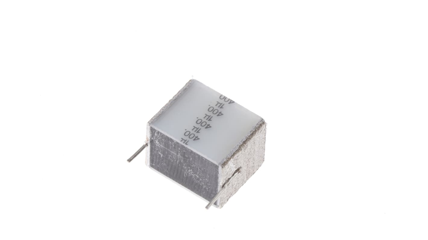 EPCOS B32562 Polyester Film Capacitor, 200 V ac, 400 V dc, ±10%, 1μF, Through Hole