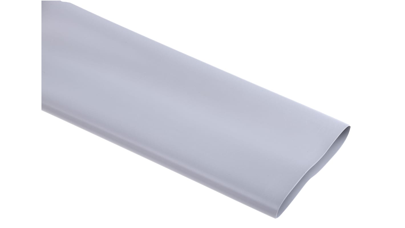 Tubo termorretráctil RS PRO de Poliolefina Gris, contracción 2:1, Ø 38mm, long. 1.2m