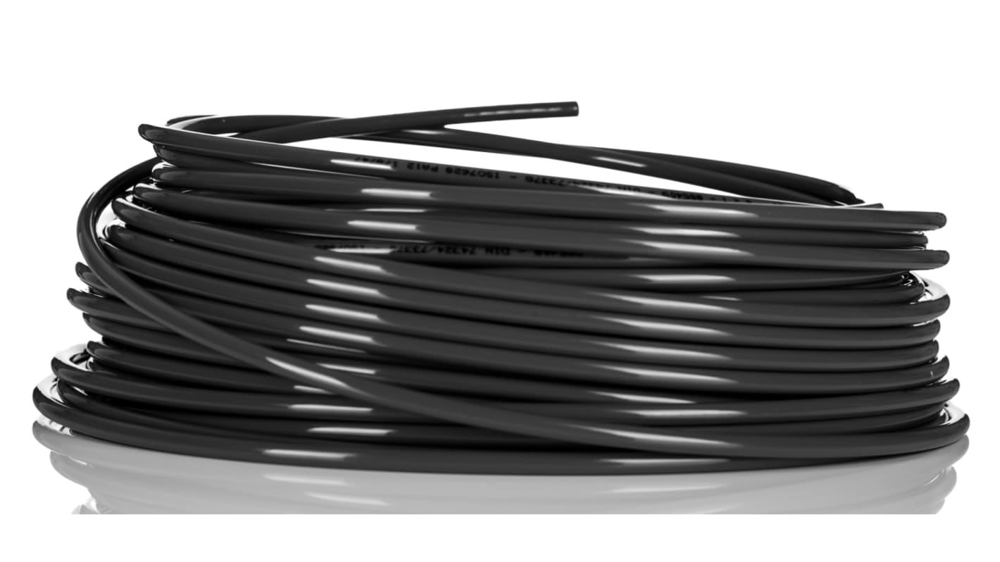 RS PRO Compressed Air Pipe Black Nylon 6mm x 30m NMF Series RS
