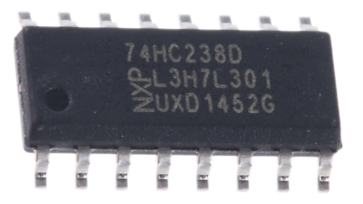 Decodificatore 74HC238D,652, SOIC 16 Pin
