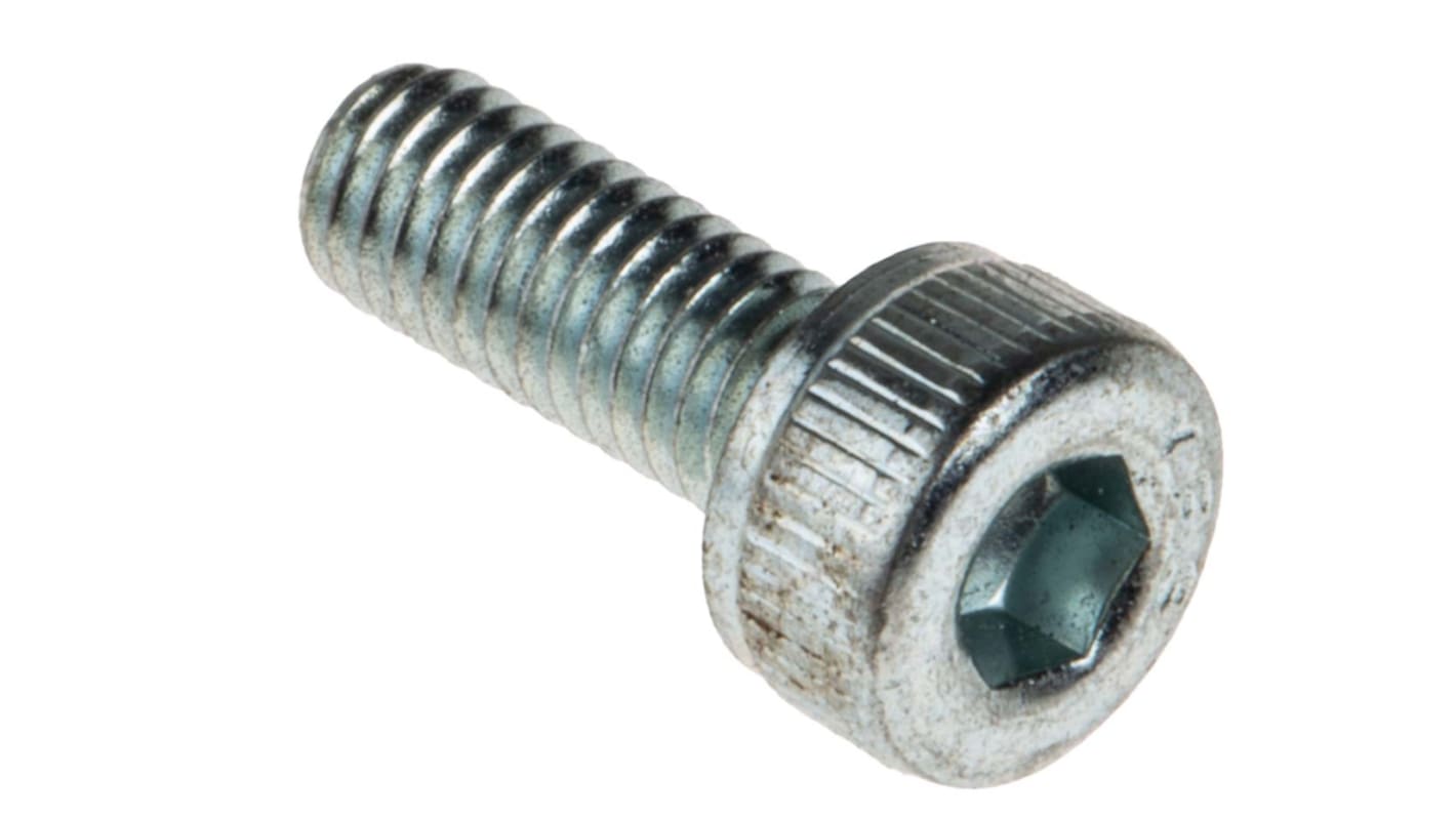 RS PRO Zylinderkopf Innensechskantschraube, Stahl verzinkt, M3 x 0.5mm, 8mm