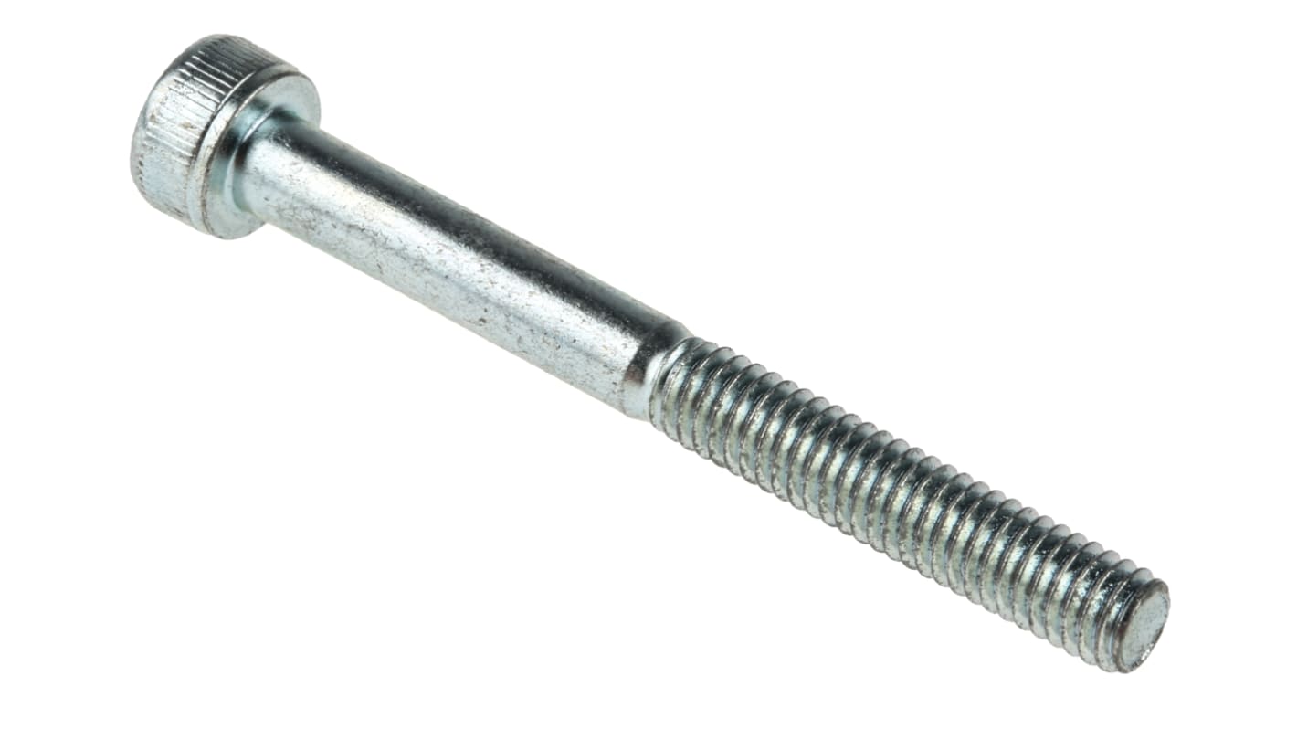 Tornillo Allen de cabeza cilíndrica RS PRO, M4 x 40mm, paso de rosca 0.7mm, de Acero