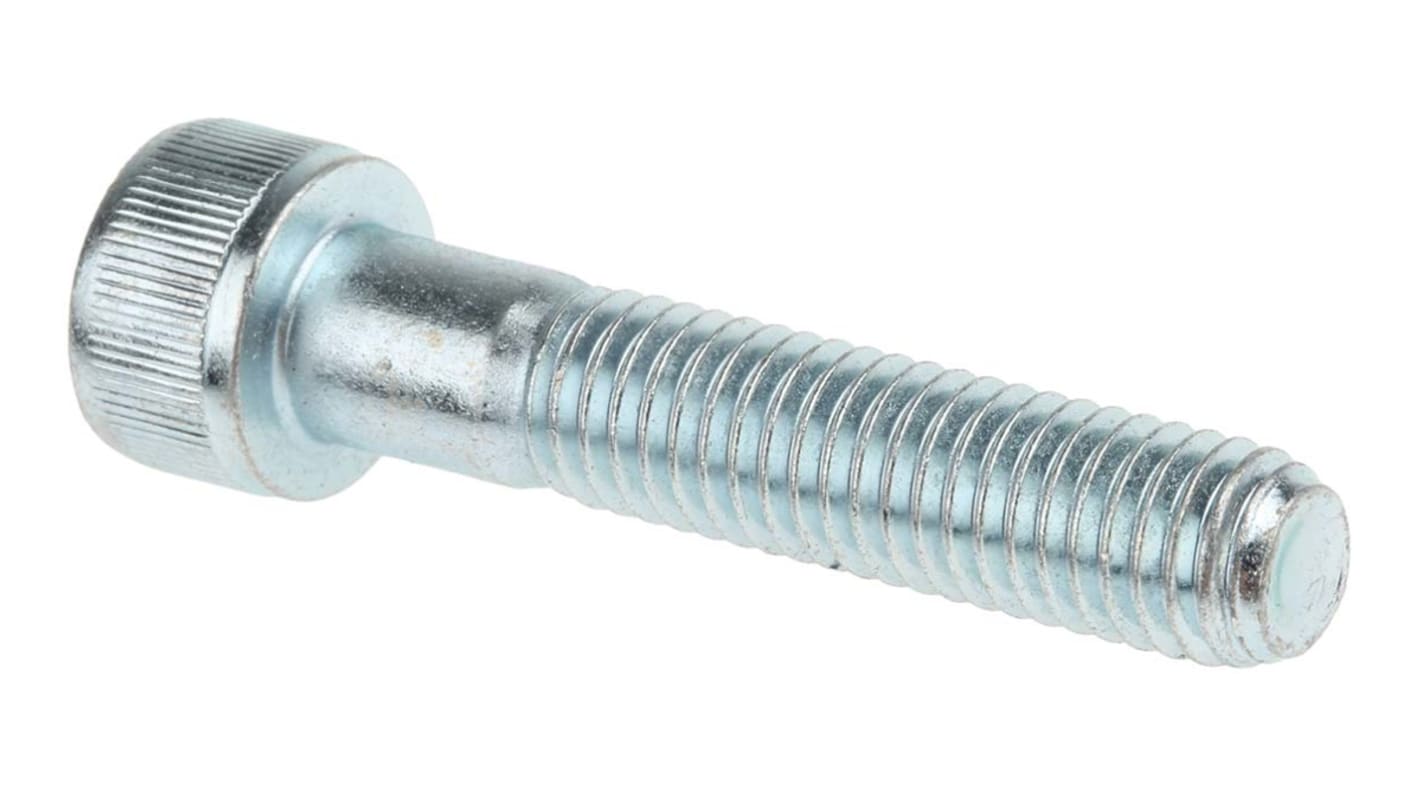 Rs Pro Bright Zinc Plated Steel Hex Socket Cap Screw Din 912 M8 X 40mm Rs 