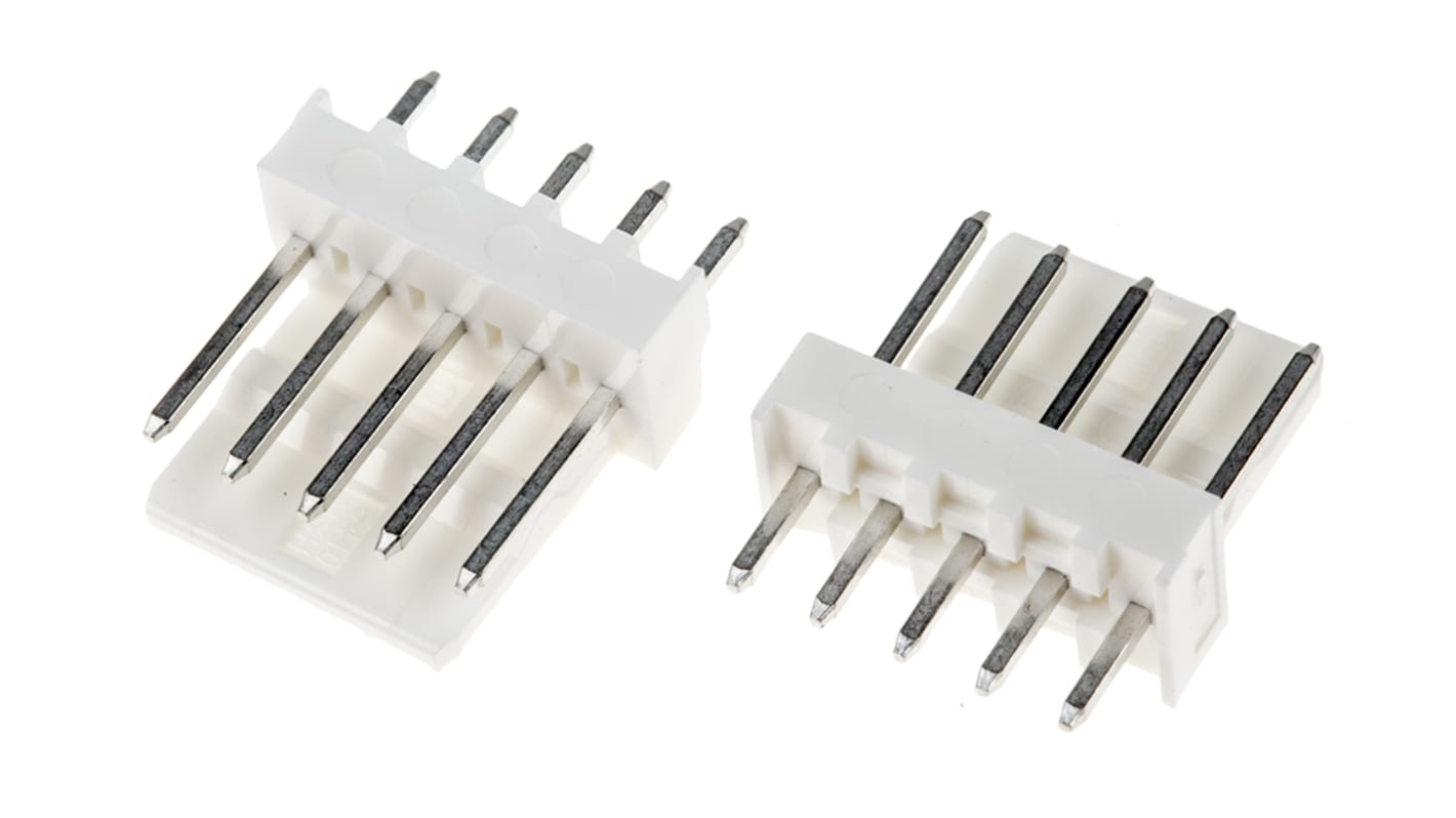 Embase à broches Molex, KK 254, 5 pôles , 2.54mm 1 rangée, 4.0A, Droit