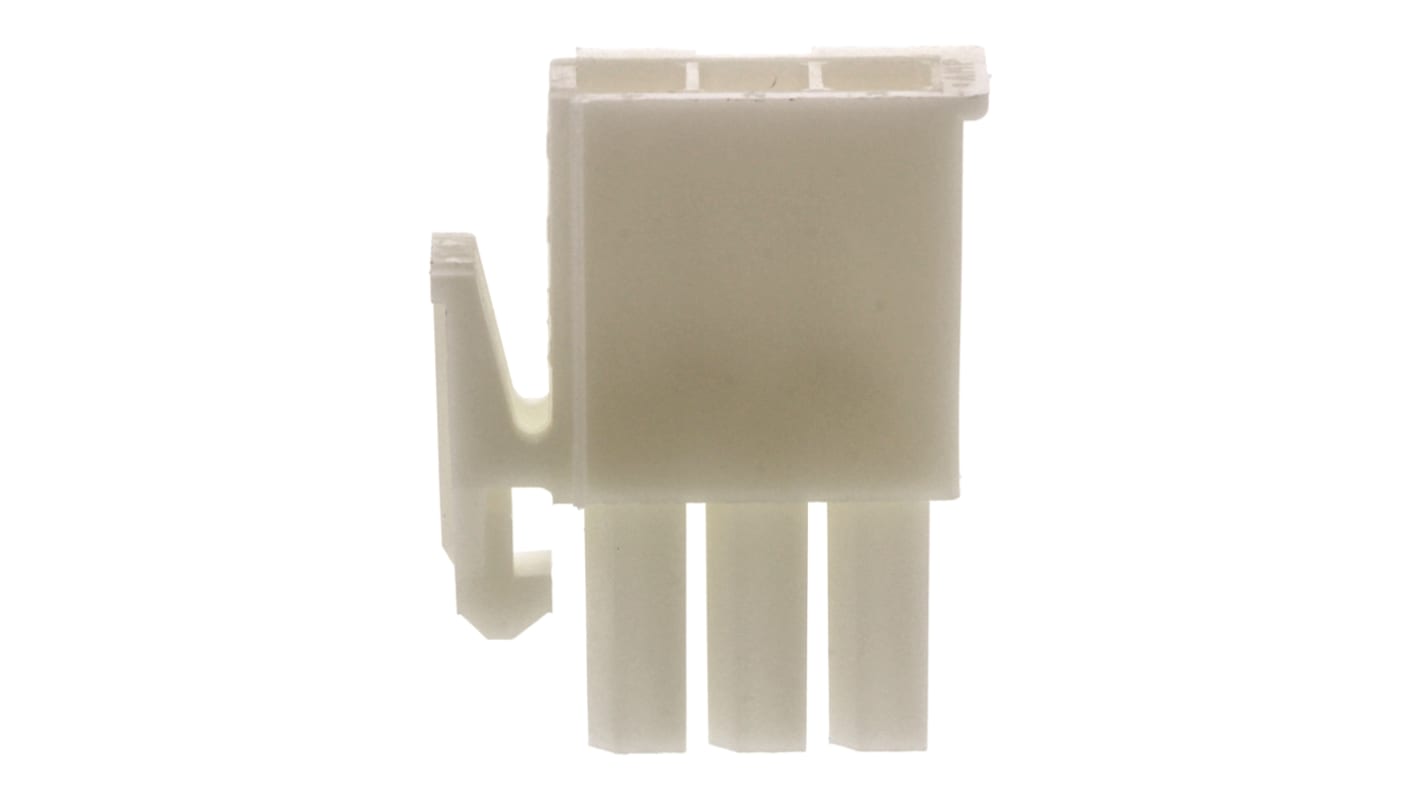 Carcasa de conector TE Connectivity 172166-1, Serie Mini-Universal MATE-N-LOK, paso: 4.2mm, 3 contactos, , 1 fila