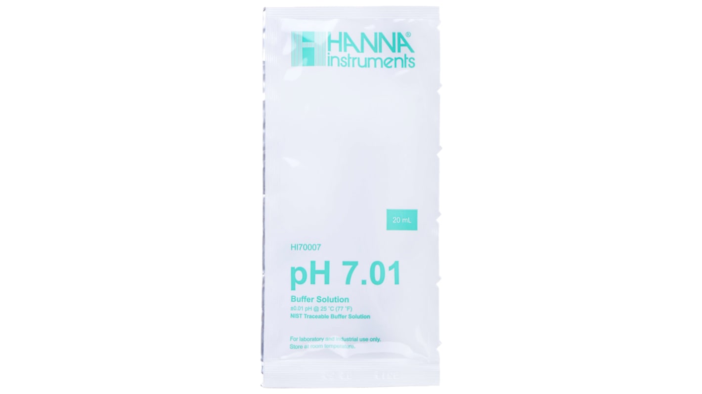 Solution tampon pH 7.01 Hanna Instruments, Sachet 20ml