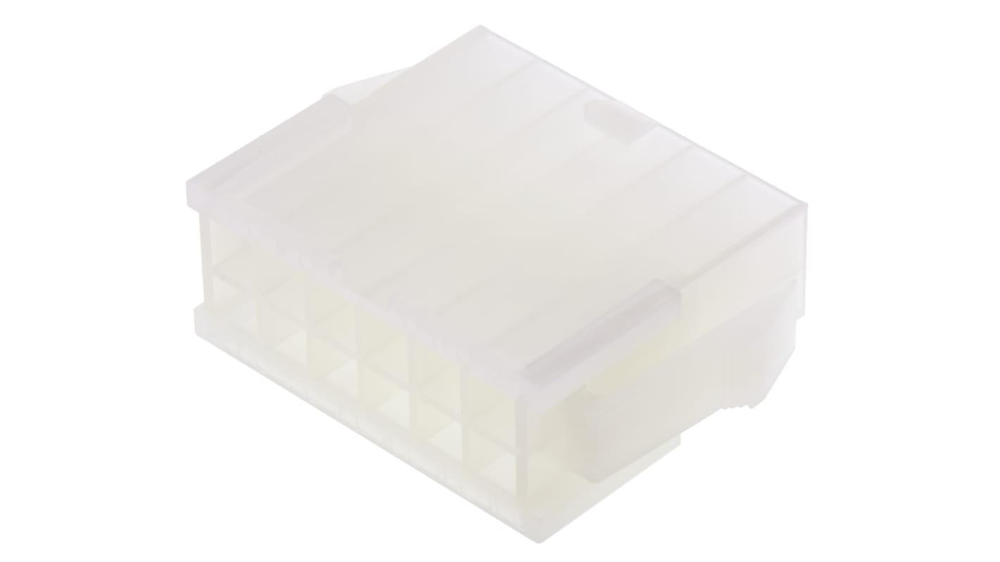 Molex, Mini-Fit Jr Male Connector Housing, 4.2mm Pitch, 12 Way, 2 Row