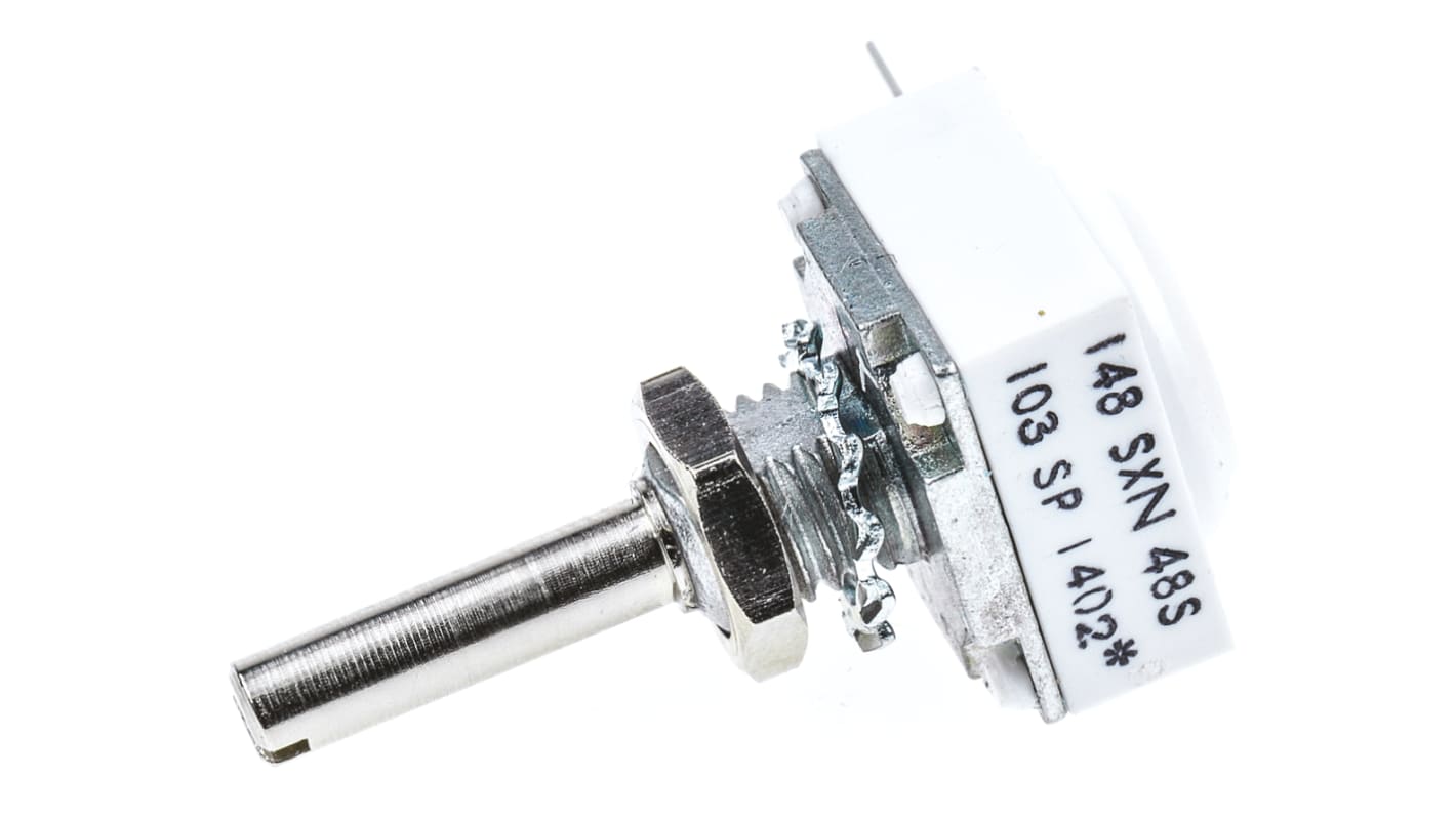 Vishay 148 THT, Tafelmontage  Dreh Potentiometer 10kΩ ±10% / 0.5W , Schaft-Ø 3,18 mm