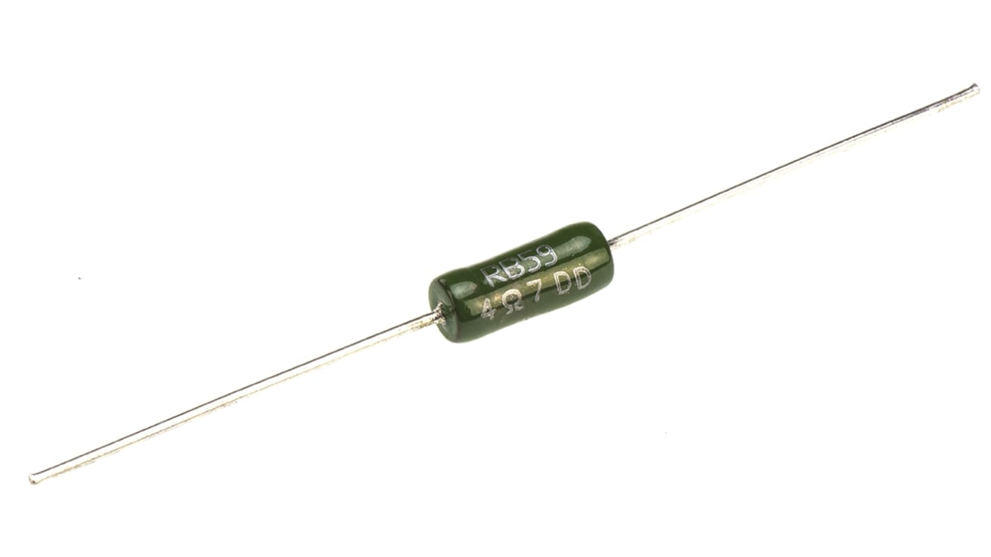 Vishay 4.7Ω Wire Wound Resistor 3W ±5% RWM04104R70JR15E1