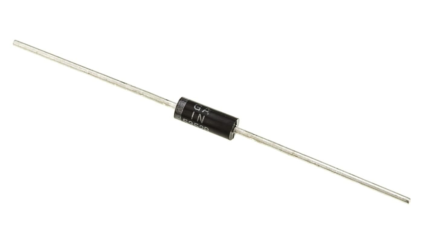 onsemi, 15V Zener Diode 5% 5 W Through Hole 2-Pin DO-15