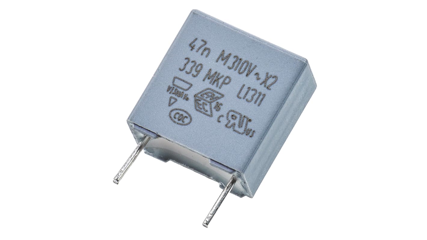 Vishay MKP 339 Polypropylene Film Capacitor, 310V ac, ±20%, 47nF, Through Hole