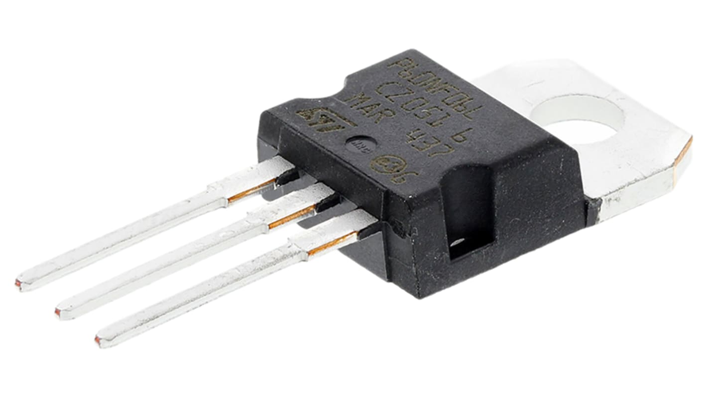 MOSFET STMicroelectronics STP60NF06L, VDSS 60 V, ID 60 A, TO-220 de 3 pines, , config. Simple