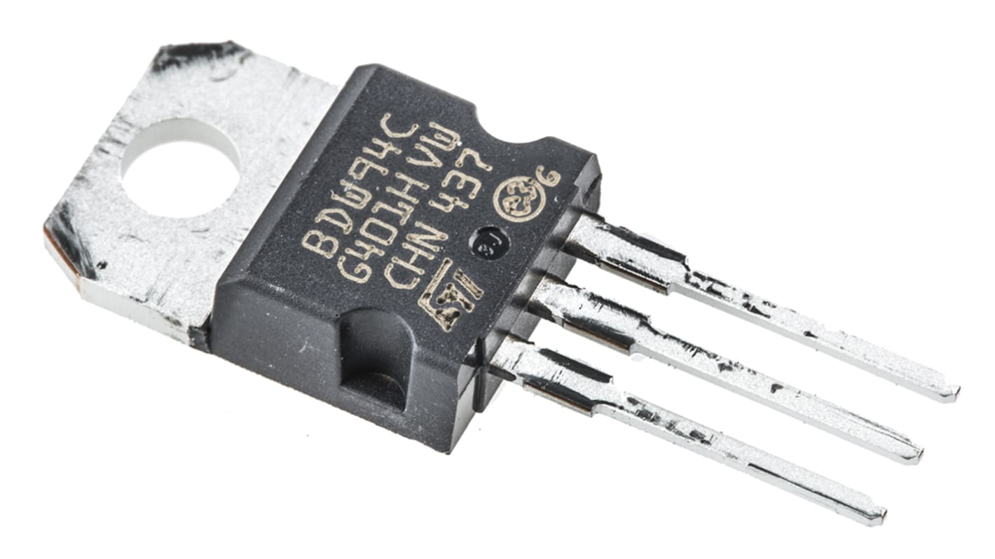 Transistor Darlington PNP STMicroelectronics, TO-220, 3 Pin, 12 A, 100 V, , Montaggio su foro