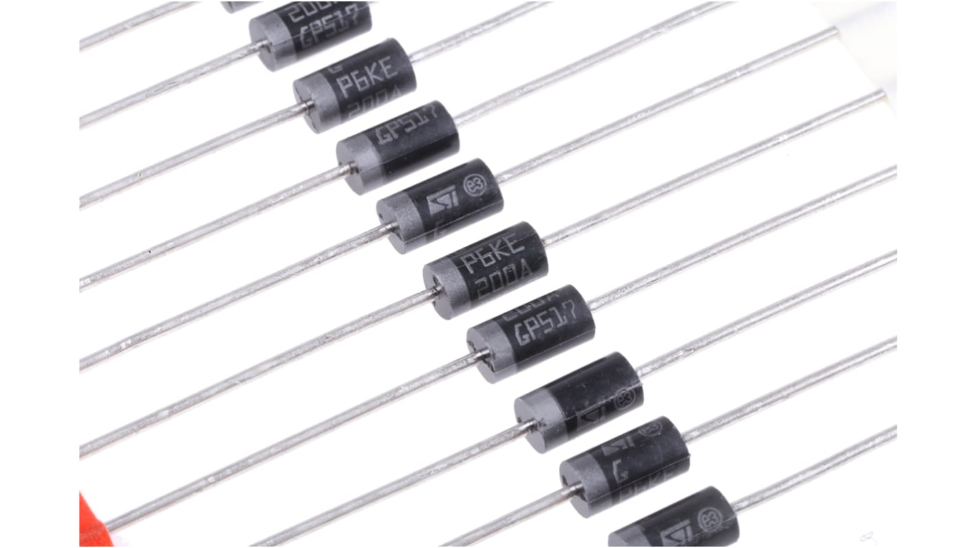 STMicroelectronics TVS-Diode Uni-Directional Einfach 353V 190V min., 2-Pin, THT 171V max DO-15