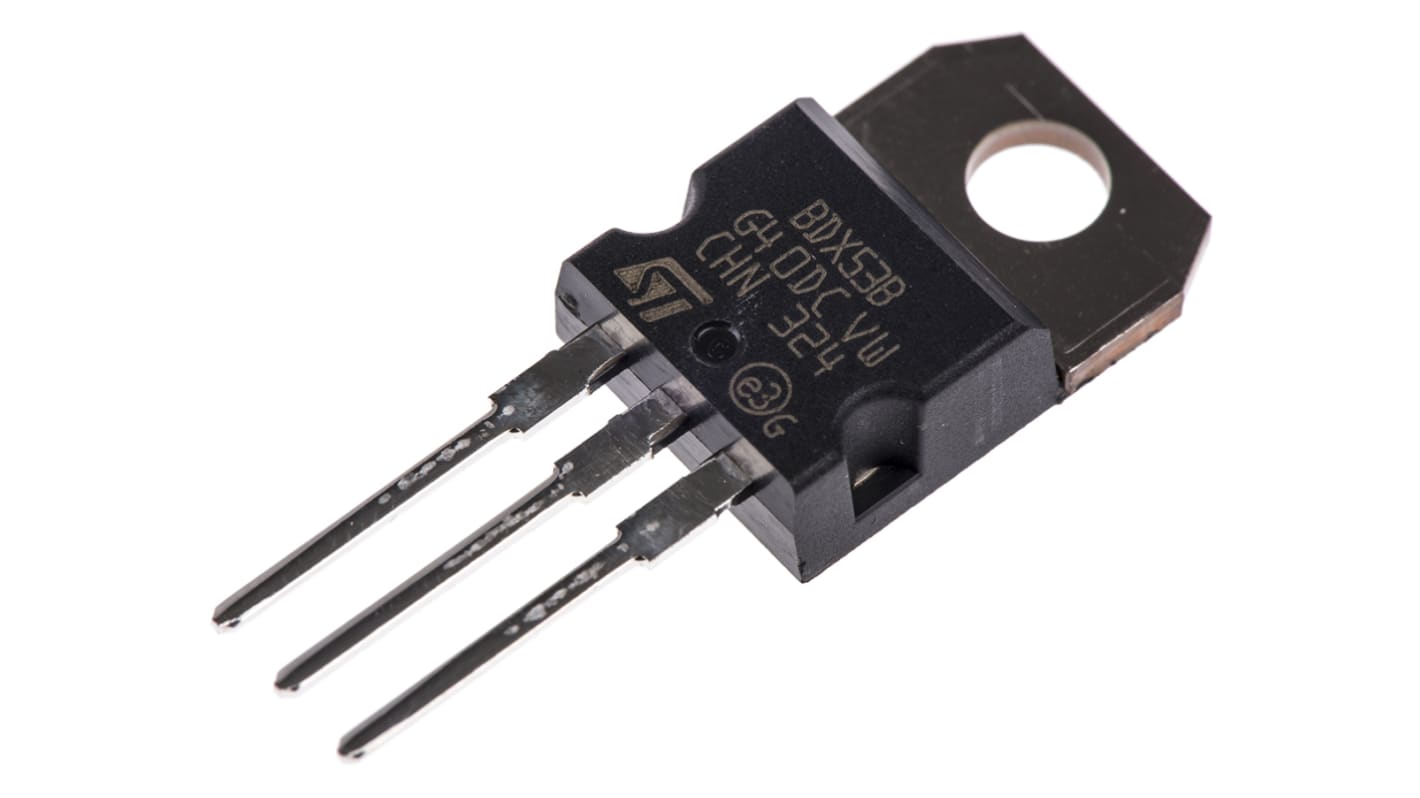 STMicroelectronics NPN Darlington-Transistor 80 V 8 A HFE:750, TO-220 3-Pin Einfach