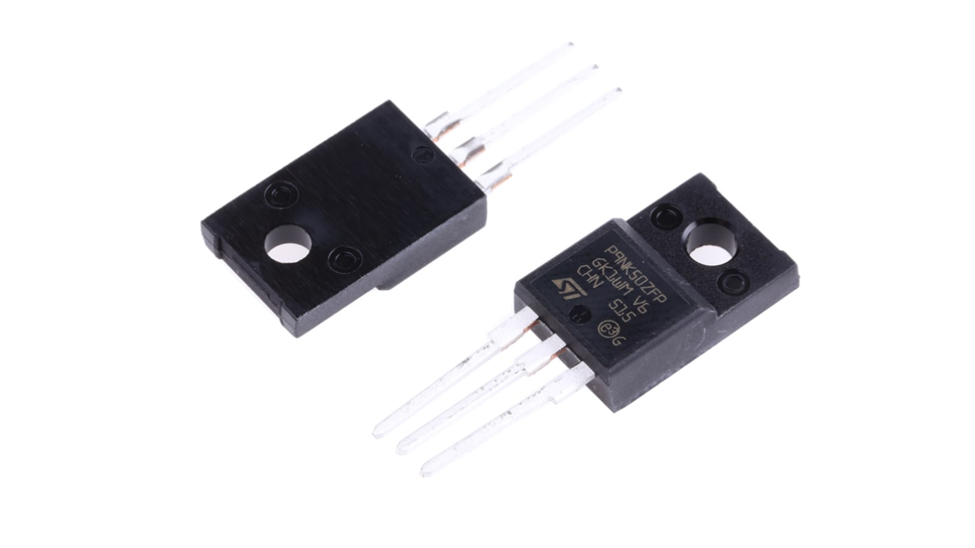 MOSFET STMicroelectronics canal N, TO-220FP 7,2 A 500 V, 3 broches