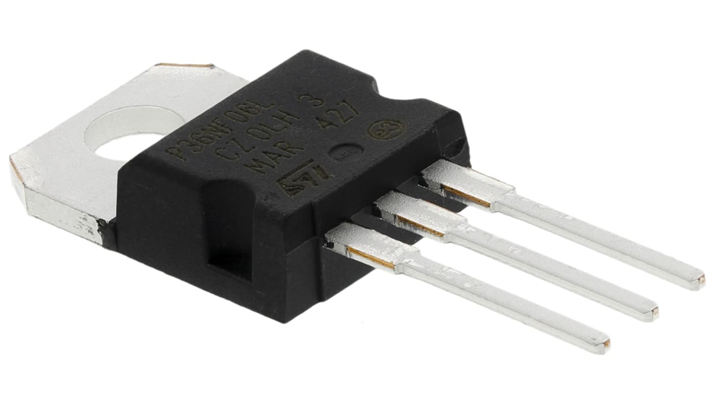 STMicroelectronics Nチャンネル MOSFET60 V 30 A スルーホール パッケージTO-220 3 ピン