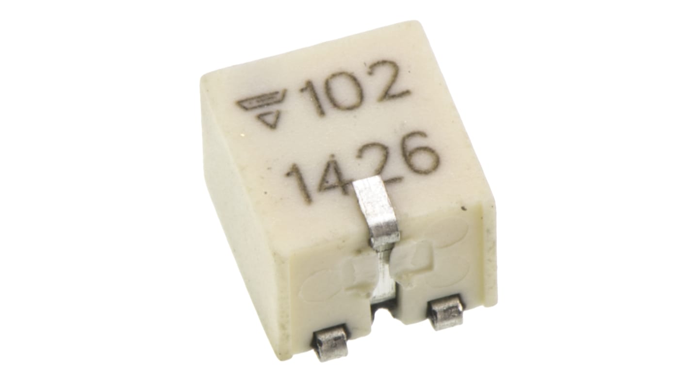 Potenciómetro para PCB Vishay serie TSM4, 1kΩ máximo, ±10%, ±100ppm/°C, 0.25W, vueltas: 11, , SMD