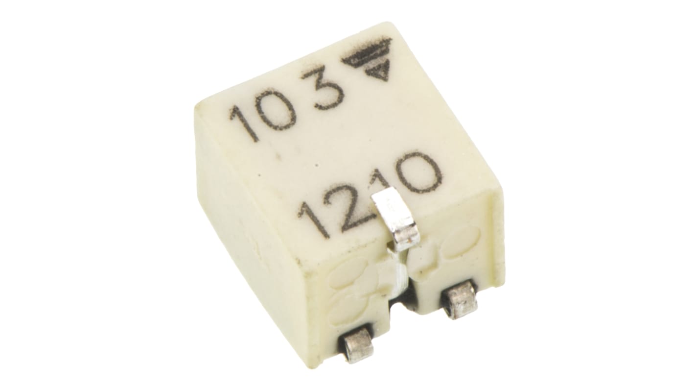 10kΩ, SMD Trimmer Potentiometer 0.25W Side Adjust Vishay, TSM4