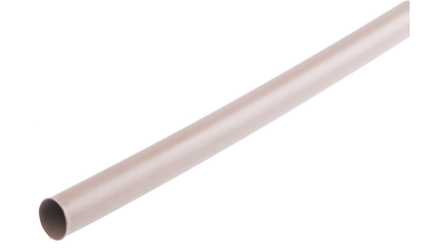 TE Connectivity Heat Shrink Tubing, Brown 9.5mm Sleeve Dia. x 1.2m Length 2:1 Ratio, RNF-100 Series