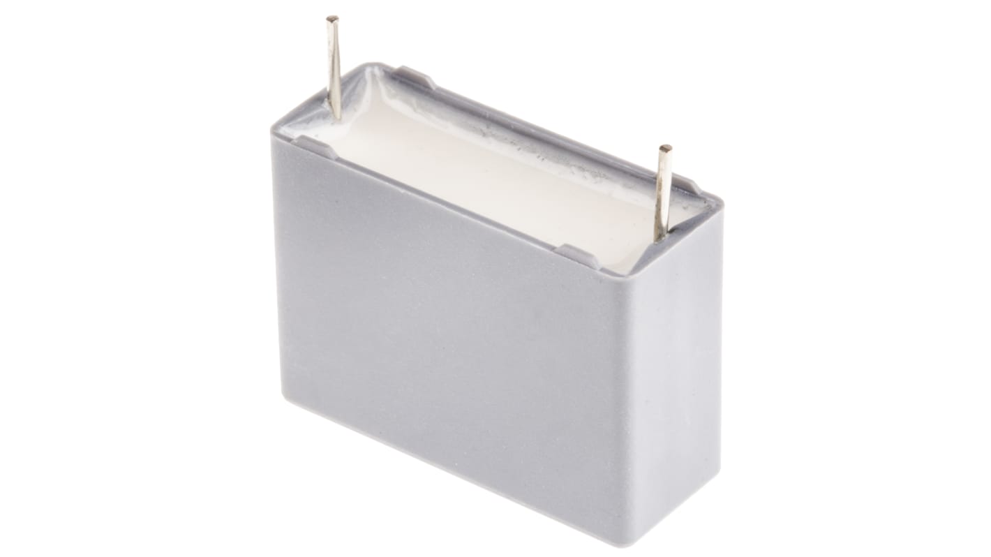 Vishay MKT 373, MKT373 Polyester Film Capacitor, 160 V ac, 250 V dc, ±10%, 2.2μF, Through Hole